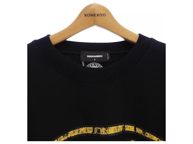 Autre Marque Sweatshirt Dsquared2 S74GU0767 Schwarz Gelb - Ansicht 6