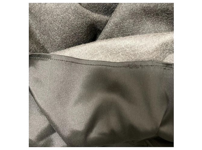 Max Mara Woll-Langkleid Braun - Ansicht 4