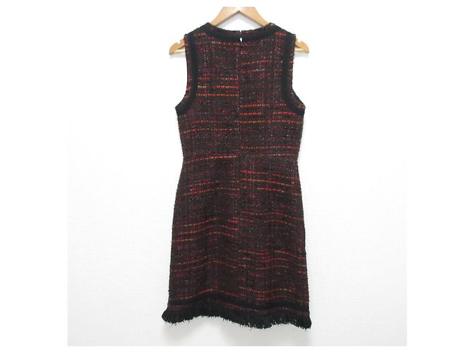 Vestido sin mangas de tweed Kate Spade Negro - vista 2
