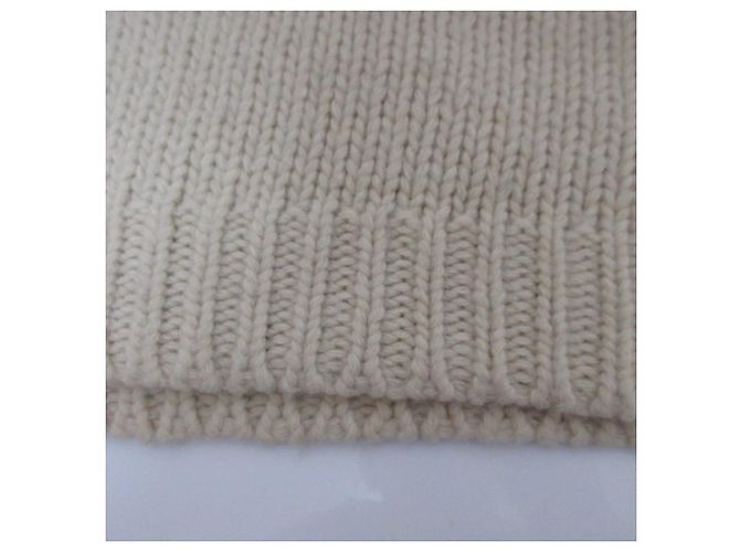 Autre Marque Weit geschnittenes Strickpullover mit Farbverlaufskante CLANE Braun Roh - Ansicht 14