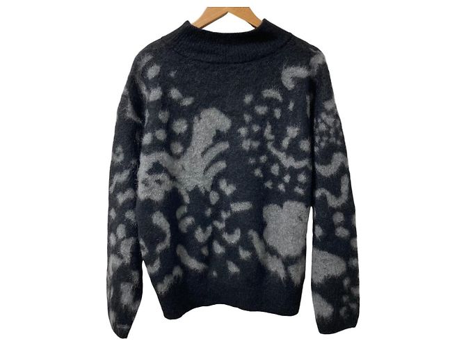 ISSEY MIYAKE IM03KN296 Mohair-Strickpullover Schwarz - Ansicht 3