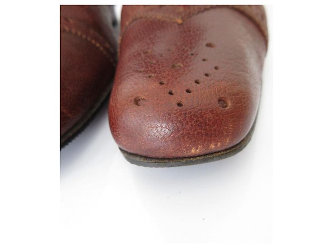Autre Marque Botas Largas de Cuero TO&CO Castaño - vista 12