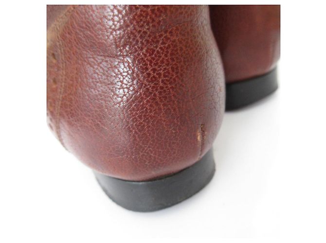 Autre Marque Botas Largas de Cuero TO&CO Castaño - vista 13