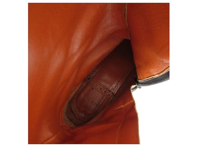 Autre Marque Botas Largas de Cuero TO&CO Castaño - vista 6