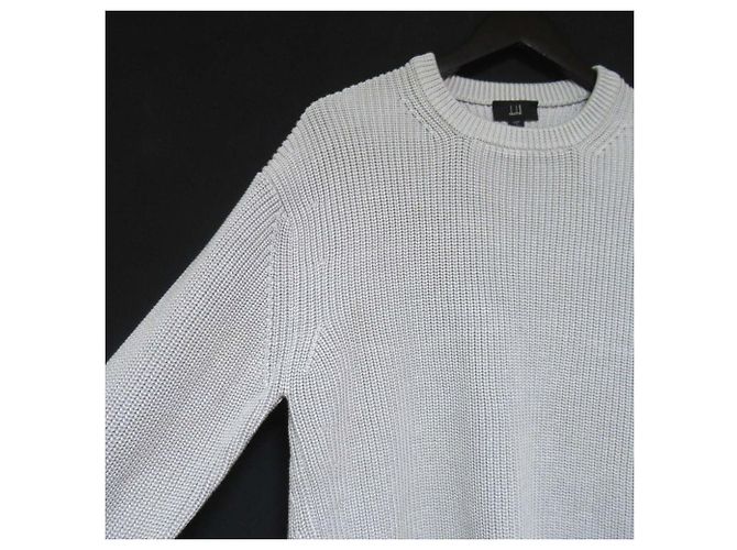 Alfred Dunhill Suéter de punto de algodón Dunhill Castaño - vista 3