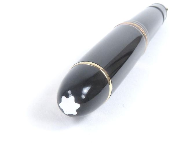 Montblanc Meisterstück Au750 Füllfederhalter Schwarz - Ansicht 4