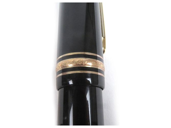 Montblanc Meisterstück Au750 Füllfederhalter Schwarz - Ansicht 9