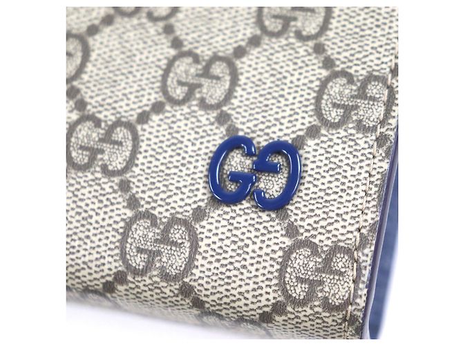 Clutch in tela GG Supreme di Gucci Beige - vista 8