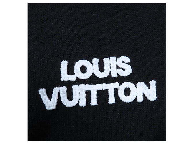 Technischer Strick-Woll-Top One Belt von Louis Vuitton Schwarz - Ansicht 5