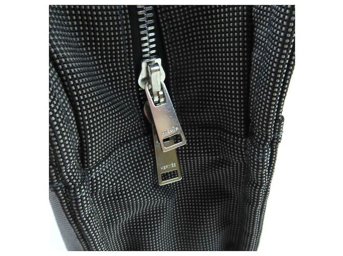 Hermès Her Line Canvas Tote Bag Grau - Ansicht 10