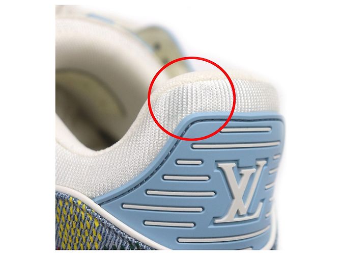 Sneakers basse Louis Vuitton Trainer Blu Blu chiaro - vista 14