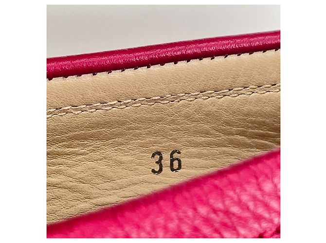 Mocassini in pelle Tod's Rosa - vista 10