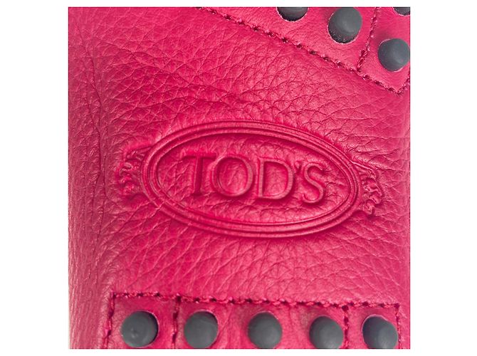 Mocassini in pelle Tod's Rosa - vista 11