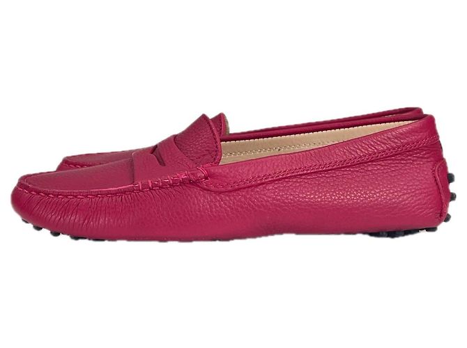Mocassini in pelle Tod's Rosa - vista 2