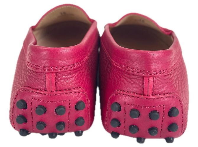 Mocassini in pelle Tod's Rosa - vista 3