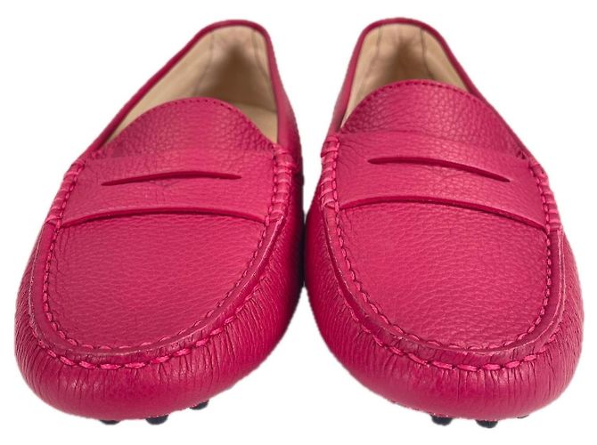 Mocassini in pelle Tod's Rosa - vista 5