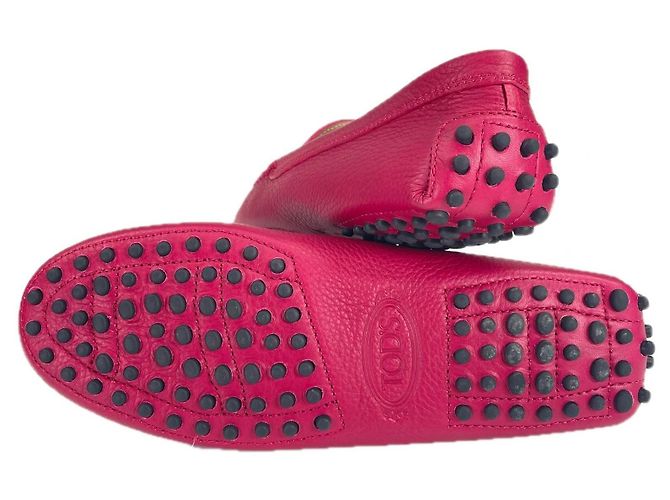Mocassini in pelle Tod's Rosa - vista 6