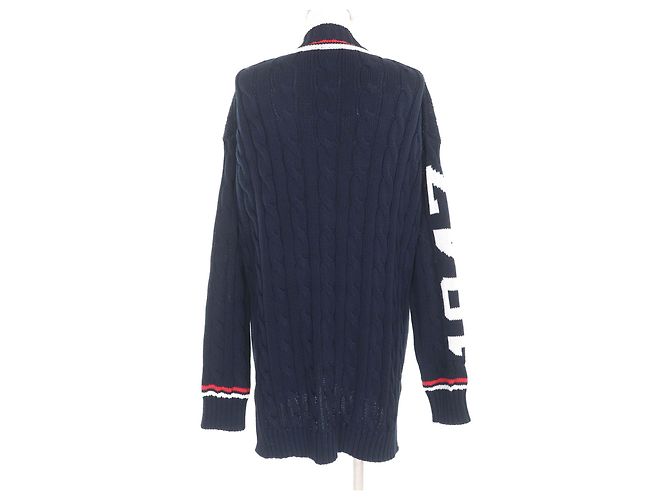 Cárdigan de algodón Christian Dior Azul Azul marino - vista 3