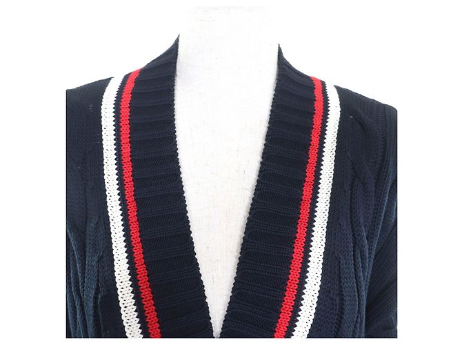 Cárdigan de algodón Christian Dior Azul Azul marino - vista 4
