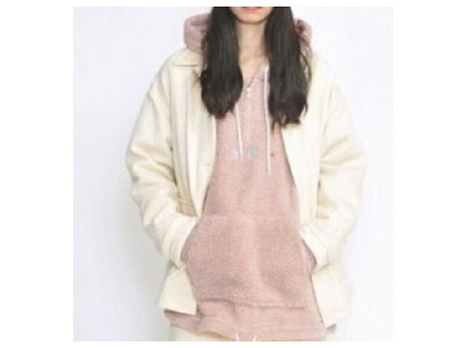 Autre Marque LABRAT BOA FLEECE Anorak Pink - view 3