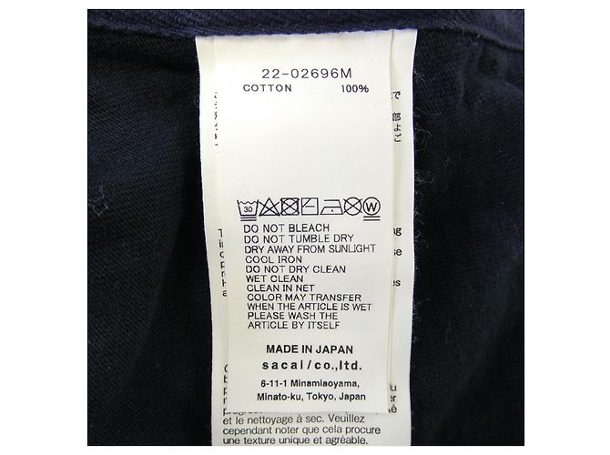 Camiseta Sacai Azul - vista 3