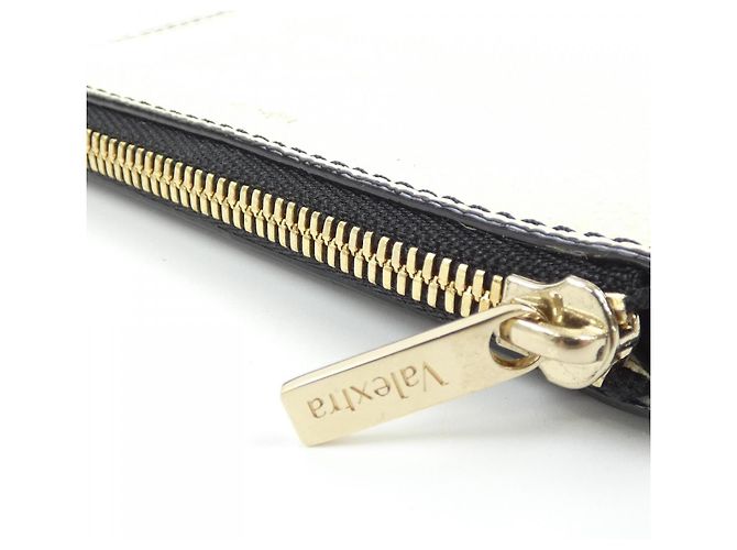 Monedero de piel de ternera suave Valextra Negro - vista 4