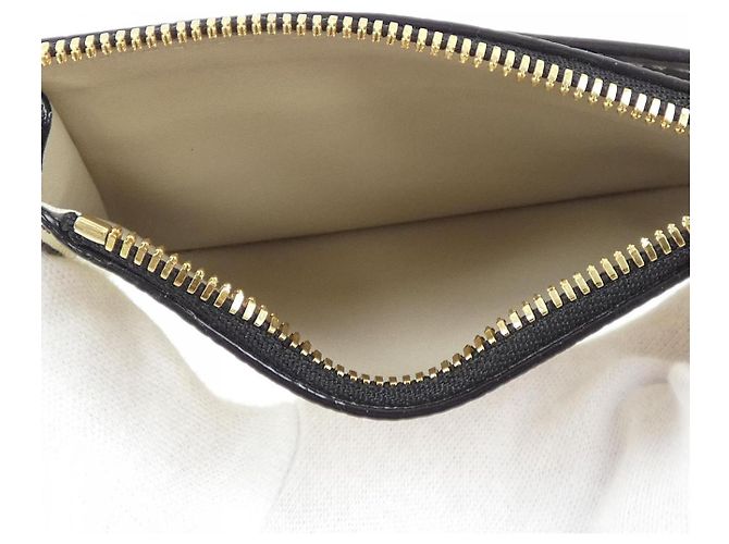 Monedero de piel de ternera suave Valextra Negro - vista 5