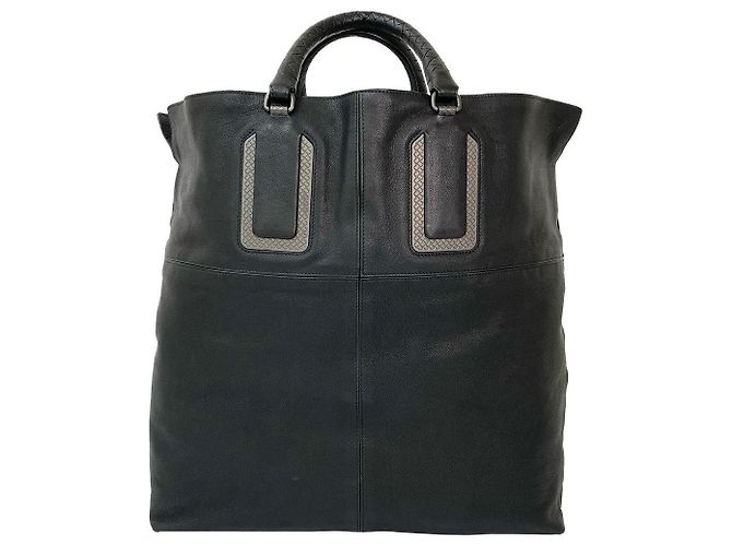 Bottega Veneta Lederhandtasche Schwarz - Ansicht 2