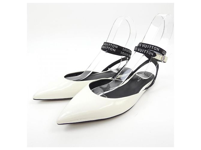 Sandali Louis Vuitton Nero Bianco - vista 3