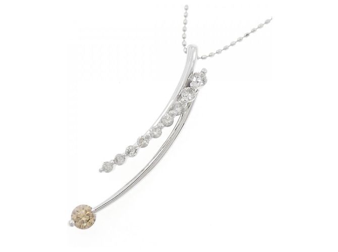 Autre Marque Collana in diamante in oro bianco Au750 Argento - vista 3