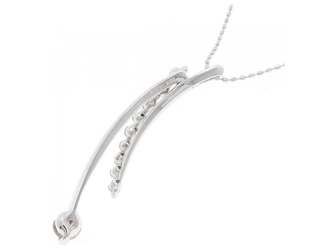 Autre Marque Collana in diamante in oro bianco Au750 Argento - vista 4