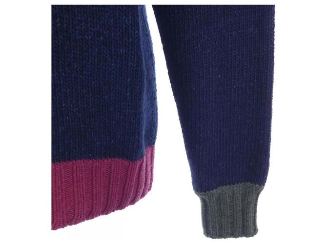 Timeless Chanel P44484K04711 Tejido de Cachemira Azul Azul marino - vista 6