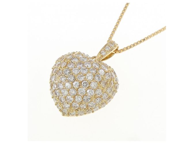 Autre Marque Collana con pendente in diamante Au750 D'oro - vista 3