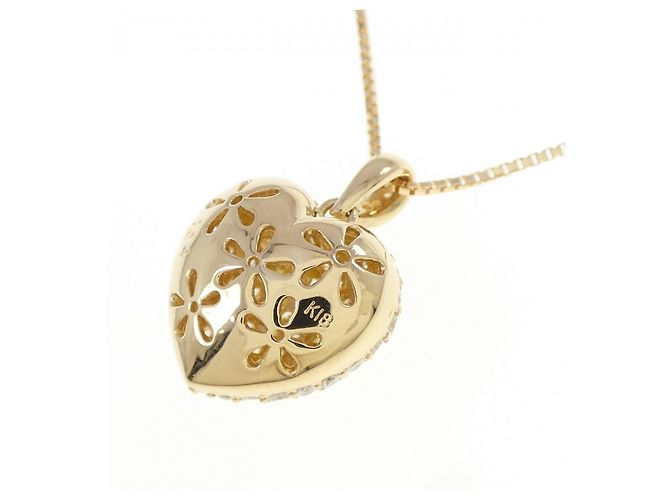 Autre Marque Collana con pendente in diamante Au750 D'oro - vista 4