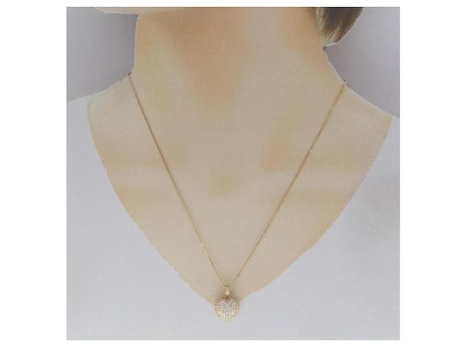 Autre Marque Collana con pendente in diamante Au750 D'oro - vista 6