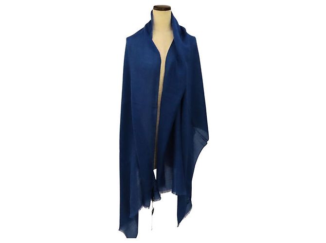Dolce & Gabbana Cachecol de cashmere Dolce&Gabbana GQ241E Azul - vista 6