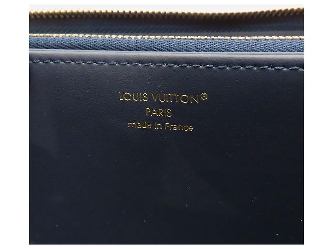 Cartera Zippy Louis Vuitton Monogram Mahina Long Azul Azul marino - vista 10
