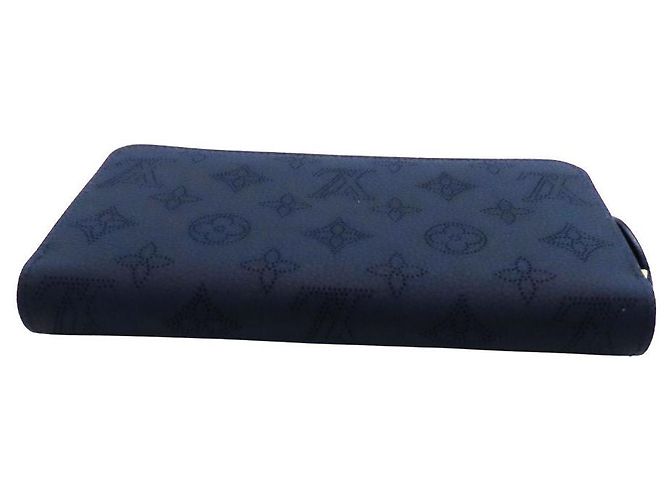 Cartera Zippy Louis Vuitton Monogram Mahina Long Azul Azul marino - vista 5