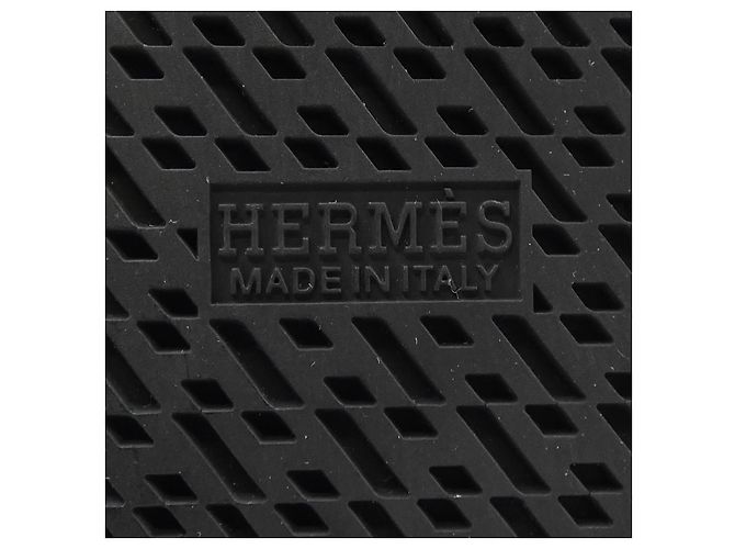 Sneakers in shearling Hermès Verde Cachi - vista 6