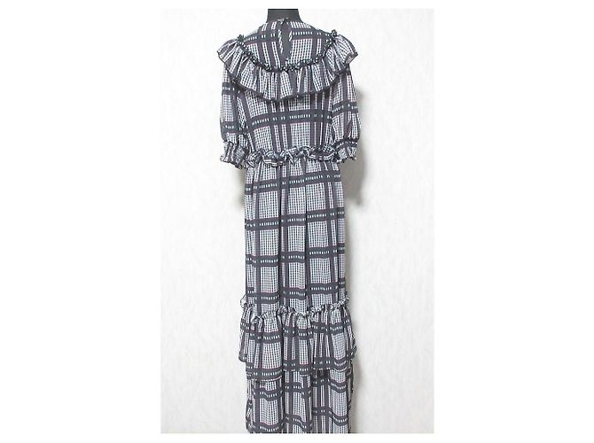 Autre Marque Maxikleid mit Rüschen 5RUE Lila - Ansicht 2