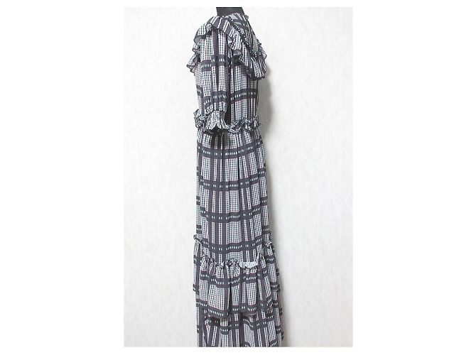 Autre Marque Maxikleid mit Rüschen 5RUE Lila - Ansicht 3