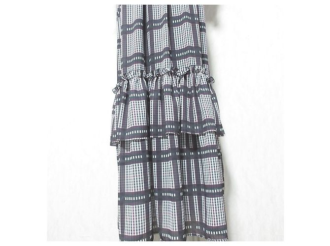 Autre Marque Maxikleid mit Rüschen 5RUE Lila - Ansicht 5