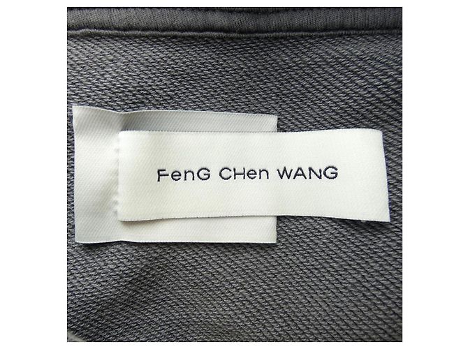 Autre Marque Sudadera Feng Chen Wang Castaño Gris - vista 4