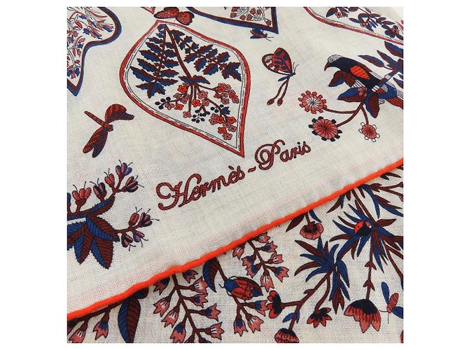 Cachecol grande em caxemira e seda Triangle Geant da Hermès Multicor - vista 6
