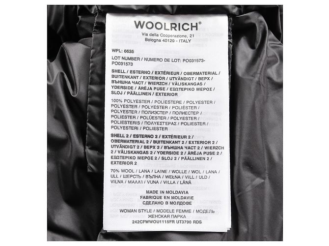 Woolrich Polyester Down Jacket White - view 4
