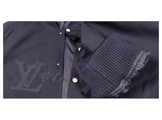 Chaqueta de algodón Louis Vuitton Azul Azul marino - vista 10