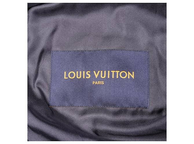 Chaqueta de algodón Louis Vuitton Azul Azul marino - vista 3