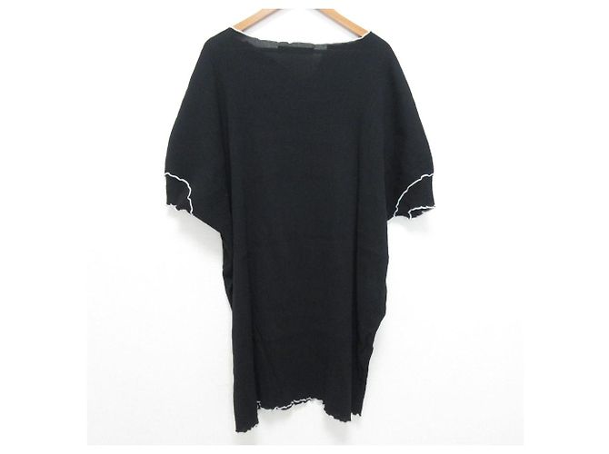 Autre Marque Vestido con cuello de scallop Mizuiro Ind Negro - vista 2