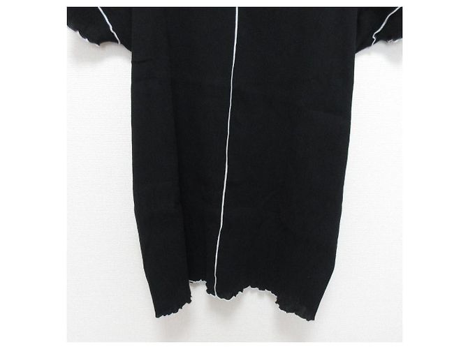 Autre Marque Vestido con cuello de scallop Mizuiro Ind Negro - vista 5