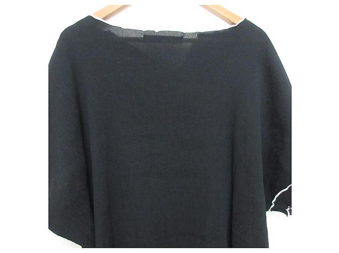 Autre Marque Vestido con cuello de scallop Mizuiro Ind Negro - vista 6
